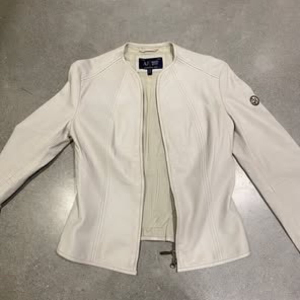Armani Jeans Leather Jacket